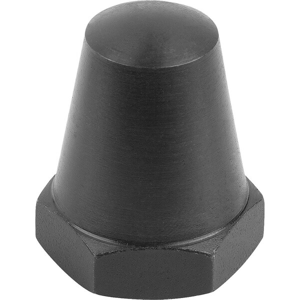 Rest Pad, Form:B Round, Internal Thread D=M06, H=12, 5, Sw=11, Carbon Steel Tempered And Black Oxidis